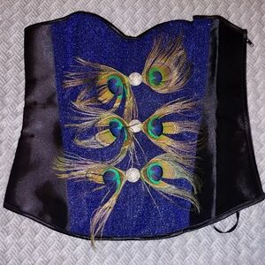 Peacock Corset and Mask